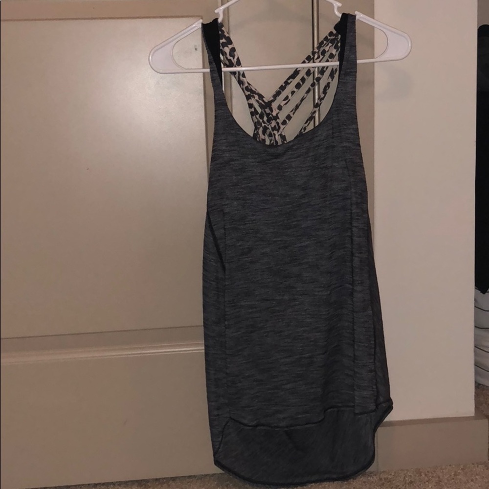 Lululemon shirt with bra built in